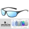 DUBERY Neue Sport Stil Polarisierte Sonnenbrille Männer Marke Super licht Brillen Rahmen Sonnenbrille Männlichen Outdoor Reise Brille A47257M