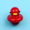 En gros Petit Canard Jaune Carb Cap Pour Banger Kawaii Cartoon Dôme Mignon Caps Tuyaux D'eau En Verre 4 Couleurs fumer