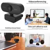 Webcam 1080P HD Web Camera avec microphone Autofocus USB 2.0 Web Cam PC Desktop Mini WebCamera Cam Web Camera pour ordinateur