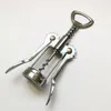 Portable Stainless Steel Red Wine Opener Wing Type Metal Sommeliers Corkscrew Bottle Openers Corkscrews Cork Remover