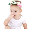 Dzieci Baby Headbands Czeski Królik Uszy Akcesoria Do Włosów Wrap Head Wrap Dziewczyny Childrens Elastyczne Bunny Impression Headband Floral Headwear Kha404