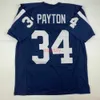 GÜNSTIGES, INDIVIDUELLES, genähtes neues WALTER PAYTON Jackson State College-Fußballtrikot. Fügen Sie eine beliebige Namensnummer hinzu