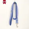 MUTTCO vente au détail auto-conception gravée collier personnalisé THE BLUE YUMMY PLAID réglable colliers de chien laisses 5 tailles LJ201112