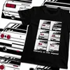Novedad Hombres Skyline Impresión gráfica Camiseta O-cuello Ocio Algodón GTR Coche Camisetas Y200104