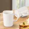 250ml Ceramic Coffee Cup Side Cookie Biscuit Pocket Holder Milk Juice Lemon Drinkware For Friend Birthday Gift RRE13217