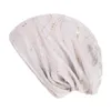 Beanieskull Caps Geipos de verão para mulheres algodão Chapéu de turbante esticado de renda fina Cap bonnet Cross Bonnet L040613193532