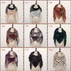 179 Färger Vinter Triangle Scarf Tartan Cashmere Kvinnor Plaid Blanket Ny designer Akryl Basic Sjalar Kvinnors halsdukar