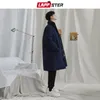 LAPPSTER Winterjacke Männer Parkas Herren Harajuku Dicke Lange Mantel Windjacke Koreanische Mode Stickerei Warme Blase Jacken 201203