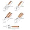 9 pièces/ensemble outils de cuisine en acier inoxydable gâteau roue couteau à fromage raboteuse