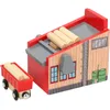 wooden train cars