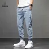 Męskie Jean Jogger Harem Spodnie Męskie Spodnie Harajuku Cargo Jeans Bawełna Casual Harem Denim Hip Hop Spodnie dresowe Męskie spodnie 220311