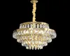 Modern Luxury Chandelier Lighting LED Crystal Chandeliers Living Room Decorative Home Light Lobby Dining Room Round Hang Lamp