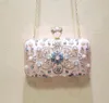 2022 Pochette da donna con diamante bianco per donna Borsa femminile Portafoglio Borsa da festa Busta da sposa Borse da sera 54