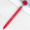 Crystal Roller Ball Pen Big Diamond Ballpoint Pen GEM свадебный офис подарок 11 цветов