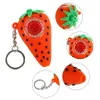 Smoking pipes New Strawberry Shape Silicone Hand Pipes with Glass bowl Colorful Dab Rig Bubbler