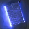 Nowy LED Luminous Portfel Trend moda kolorowy bling bling glow światłowodowy torebka sznurka luksusowa torebka torebka plecak