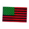 アフロアメリカンブラックは、アメリカの国旗 - パンアフリカの黒い解放ユニアの国旗3x5FT 100Dポリエステル2つの真鍮グロメット