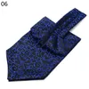 Mężczyźni Vintage Polka Dot Wedding Formal Cravat Ascot Self British Style Gentleman Polyester Silk Paisley SCIC TIE Suit Wedding