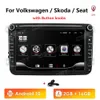 Car Multimedia player Android 10 GPS 2 Din Autoradio Radio For VW//Golf/Polo/Passat/b7/b6/SEAT/leon/Skoda9242417