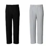 High-quality Men Women Pleated Pants HOMME PLISSE Sweatpants Joggers Drawstring Straight Fashion Casual Summer Ice Silk Trousers