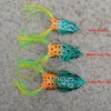 Realistico Morbido Rana Richiamo di Pesca Esca in Plastica Morbida Top Acqua Crankbait Minnow Popper Affrontare Bass Snakehead Catcher Esche Set8333358