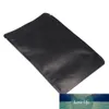 DHL 1000Pcs/Lot 10*15cm Zipper Top Matte Black Pure AluminHeat Seal Mylar Stand Up Package Bag