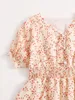 Girls Ditsy Floral Shirred Swing Dress She