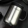 Pinkah 400ML 304 Tazze termiche in acciaio inossidabile Tazza da ufficio con manico con coperchio Tazza da tè isolata Thermos Cup Office Thermos Y200106