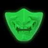 戦術的なAR 15アクセサリーAirsoft Prajna照明マスク半分顔のアクションの知恵マスク撮影CSゲームの迷彩侍マスクの狩猟のためのマスク