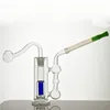 Mini Glass Water Bong pyrex glass oil burner pipes thick Clear small Bubbler Bong MiNi Oil Dab Rigs for Smoking accessories