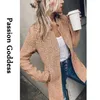 Kvinnors Ullblandningar Fall Kvinnor Lång Woolen Jackor Manteau Femme Jacket Trench High Quality Warm Overcoat Fashion Coats Office Lady