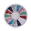 Nail Art AB Rhinestones Kit Charms Glitter Sequins Set Diamonds Studs Rivets Gems för Nail Beauty Makeup