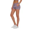 Skin Feeling Yoga Shorts Women's Solid Color Leisure Training Fitness Quick Drying Breathable Hot Pants Running Gym Biker Tennis Shorts