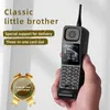 Luxury Classic Small Retro Mobile Phone Loud Speaker Bright Flashligh Powerbank Fast Dial Unlocked Dual Sim Bluetooth Cellphone Free Holder