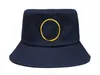 2021 Moda wiadro kapelusz 4 Sezon Wzór Wzór Embtosa Singry Brim Kapelusze Mężczyzna Kobiety Unisex Czapki Słońce Ochrona wiatru 3 Kolor