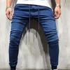 Hommes Jeans Fashion Style Regular Blue Stretch Denim Pantalons Classique Hommes Pantalons Vêtements Casual Male Jeans