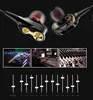 NEW 3.5MM Jack Earphones Headphones Dual Moving Coil Iron Stereo Bass Wired Earbuds With Microphone