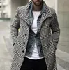 2021 giacche di lana da uomo nuovo autunno inverno cappotto scozzese casual smoking da sposa abiti 3 colori in magazzino S-3XL