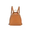 Backpack round button women's handbag simple leisure student travel bag men's and women's general fashion half round Backpack