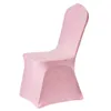 Solid Spanex Chair Cover Multicolor Bröllopsfest Bankett Matsal Inredning