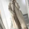 ColorFaith Autumn Winter Women Jackor Warm Korean Style Office Lady Elegant Long Coat Outerwear Wool Blends JK3123 201215