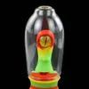 Monster double-filter water pipe smoking glass pipes bong silicone hookah Shisha Dab Rig Tool
