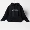 2020FW Elmas Nakış Kadın Erkek Kapşonlu Tişörtü Hiphop Boy Vetements Hoodie Kazak Hoody C1116