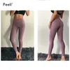 Peeli Women Energy Energy sem costura perneiras de alta cintura Legency Sports Sportgings Leggings Tummy Control Yoga Calças de ginástica Leggings Sportswear T200402