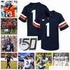 NCAA Virginia Cavaliers College Football Maglie Brennan Armstrong Jersey Terrell Jana Nick Grant Kurt Benkert Maglie Maglia in jersey cucita personalizzata