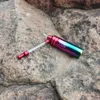 HORNET Rainbow Hookah Shisha Fumer Verre Pipe À Eau 127MM En Aluminium En Métal Tabac Huile Rig Cire Pipe À Eau Pour Fumer Des Conduites D'eau Bongs