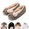 Women's Plush Winter Warm Animal Soft Cute Home Pug Slippers Dog Y200424