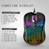 Оригинальная RGB USB проводная игровая мышь 4800 точек на дюйм 6 кнопок светодиодная оптическая профессиональная мышь GamerComputer Mice for PCLaptop Games Mic Рождественский подарок