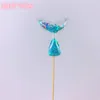 Other Festive & Party Supplies 1 PC Bling Fairy PVC Cake Topper Heart Crown Cloud Shiny Flamingo Cupcake For Wedding Birthday Year Dessert D