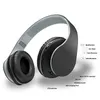 Écouteurs Bluetooth sur l'oreille, casque stéréo léger pliable Micro SD / TF, FM pour téléphone portable, PC, voyage, oreilles souples